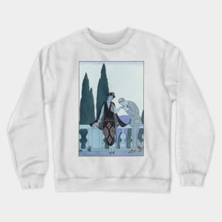 Art Deco George Barbier Couple Crewneck Sweatshirt